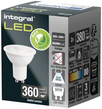 Ledlamp Integral GU10 4000K koel wit 2W 380lumen-3