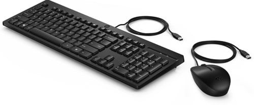 Toetsenbord + muis HP 225 Qwerty zwart-3
