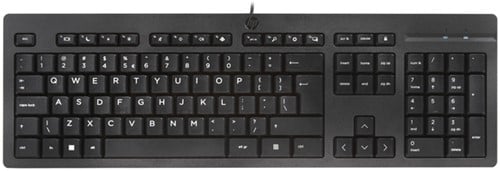 Toetsenbord HP 125 Qwerty zwart