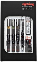 Tekenset rOtring Isograph college 0.2mm, 0.3mm en 0.5mm set à 3 stuks-2