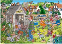 Puzzel Wasgij Destiny 28 De Mancave Van Pa! 1000 stukjes-1