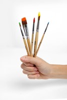 Penseel Qrea synthetisch haar nr 12 breedte 7,1mm-1