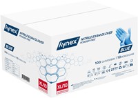 Handschoen Hynex nitril XL blauw 3.5g pak à 100 stuks-3