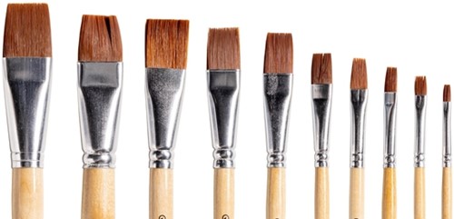 Kwast Qrea synthetisch haar nr 6 breedte 6,4mm-3