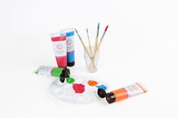 Penseel Qrea synthetisch haar nr 4 breedte 3,5mm-2