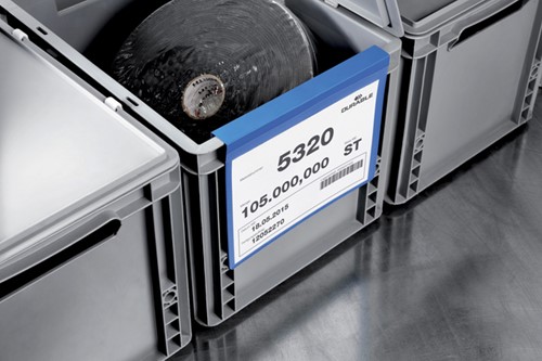 Documenthoes Durable met vouw A5 liggend blauw 50 stuks-2