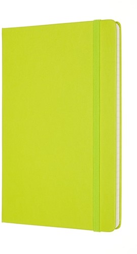 Notitieboek Moleskine large 130x210mm lijn hard cover lemon green-2