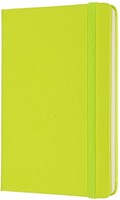 Notitieboek Moleskine pocket 90x140mm lijn hard cover lemon green-2