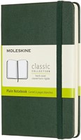 Notitieboek Moleskine pocket 90x140mm blanco hard cover myrtle green