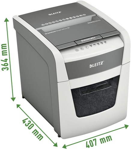 Papiervernietiger Leitz IQ Auto+ Small Office 50X P4 snippers 4x28mm-2