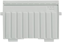 Scheidingsplaat kaartenbak Han A6 dwars lichtgrijs