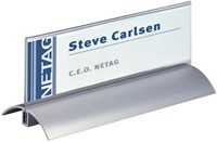 Tafelnaambord Durable Presenter De Luxe 61x210mm 2 stuks-2