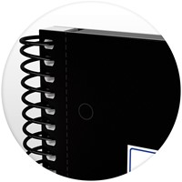 Oxford School Classic Europeanbook spiraalblok, ft A4+, 160 bladzijden, geruit 5 mm, zwart-1