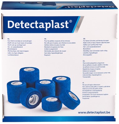 Cohesief verband blauw Detectaplast assorti 7 stuks-2