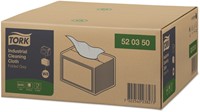 Reinigingsdoek Tork W8 Premium Industrial 1-laags 55 vel grijs 520350-2