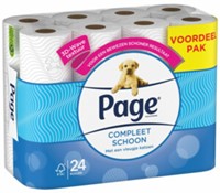 Toiletpapier Page Compleet Schoon 2-laags 140vel 24 rol wit-2