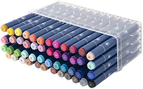 Alcoholmarkers Nassau Arts duopunt set à 48 kleuren-3