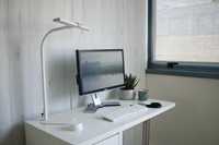 Bureaulamp Unilux Strata base led wit-3