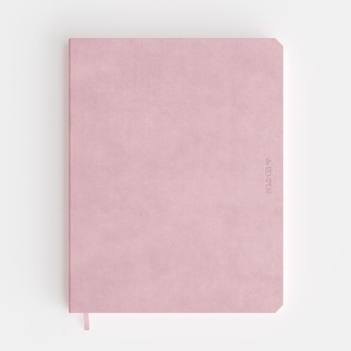 Notitieboek de KEMPEN Brut 171x220mm blanco 192 pagina's 90gr roze