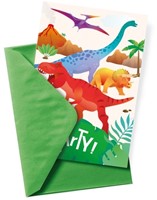 Uitnodigingskaarten Dino-3