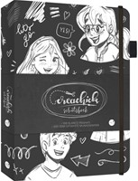 Schetsboek CreaChick Black