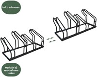 Fietsenrek BRASQ  4 fietsen BS400 zwart-2