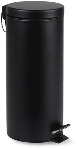 Pedaalemmer BRASQ 30 liter zwart
