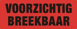 Waarschuwingsetiket IEZZY voorzichtig breekbaar 130mmx50mm 500 stuks