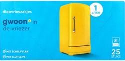 Diepvrieszak G'woon 25 x 1 liter