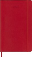 Agenda 2026 Moleskine 12M Planner Weekly 7dagen/1pagina large sc scarlet red