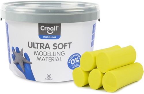 Klei Creall Play-it Ultra Soft helder geel 1100 gram