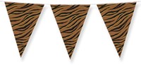 Party Flags foil Tiger Safari
