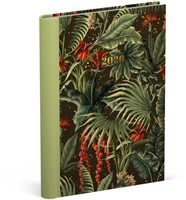 Agenda 2026 Lannoo 120x160 Botanic 7dagen/2pagina's zwart groen