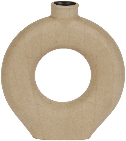 Figuur Décopatch vaas ring 21x21x23cm