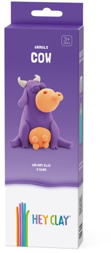 Klei Hey Clay koe set à 3 delen