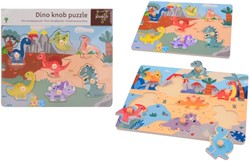 Joueco Dino knopjespuzzel 2 ass