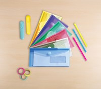 Enveloptas Djois Color Collection horizontaal 250x135mm assorti-3