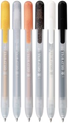 Gelschrijver Sakura Gelly Roll Special 08 klikfunctie set à 6 kleuren