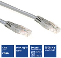 Kabel ACT U/UTP CAT6 patchkabel RJ45 Grijs 7 meter-3