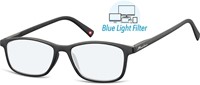 Leesbril  Montana +1.00 dpt blue light filter zwart