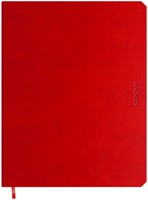 Notitieboek de KEMPEN Poppy 171x220mm lijn 192 pagina's  90gr rood