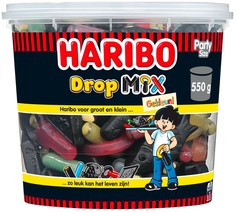 Drop Haribo mix gekleurd 550gr