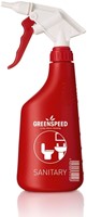 Sprayflacon Greenspeed sanitair 650ml leeg rood