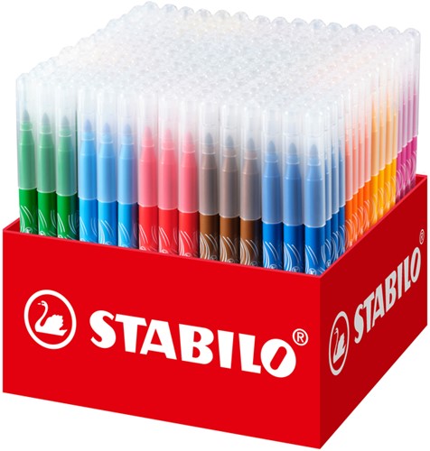 Viltstift STABILO power 280 medium assorti classpack à 240 stuks-2