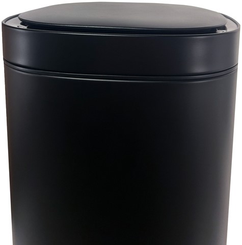 Afvalbak Desq Sensor 40 liter RVS zwart-2