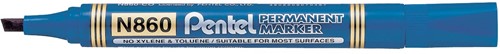 Pentel permanente marker N860-C, blauw