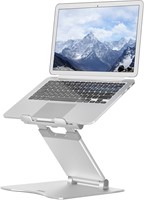 Desq telescopische laptopstandaard voor laptops tot 17 inch, zilver-3