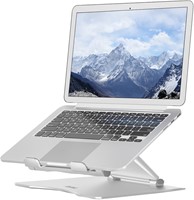 Desq telescopische laptopstandaard voor laptops tot 17 inch, zilver-1
