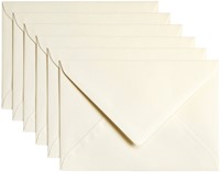 Envelop Papicolor C6 114x162mm metallic ivoor pak à 6 stuks