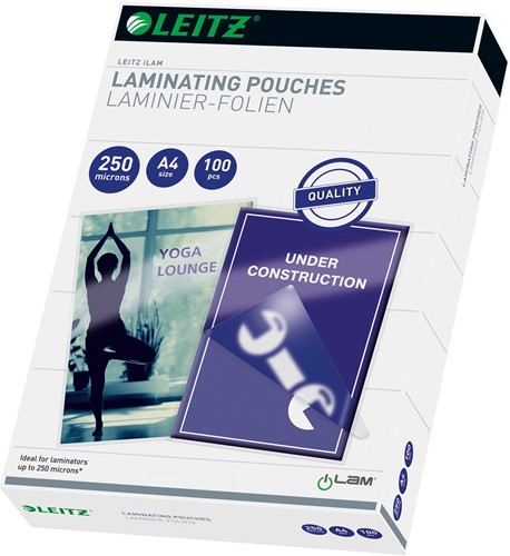 Leitz Eva lamineerhoes ft A4, 500 micron (2 x 250 micron), pak van 100 stuks